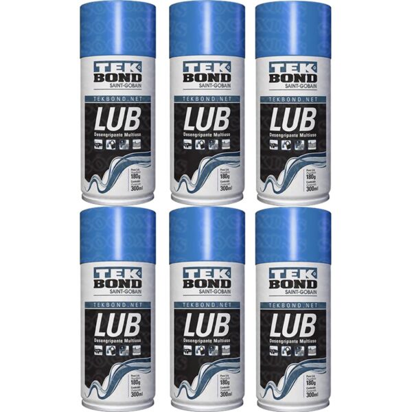 Tekspray Desengripante 300ml 6 Unidades | Tekbond
